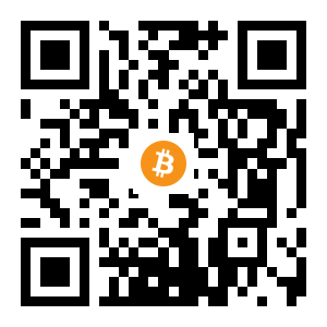 bitcoin:16SEfkkvKNY9w5PJbQbqXXpfNoBdWUcdva black Bitcoin QR code