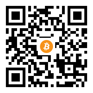 bitcoin:16SGyXVGQ1zSntjS88GcfZx1BDxMzVN19V black Bitcoin QR code