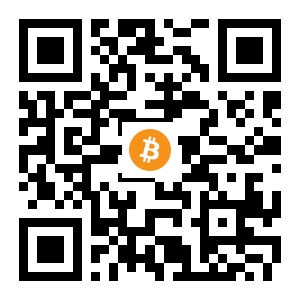 bitcoin:16ShCZJ9XZf61b2PVbgm7a1mXrWJsJiJLr black Bitcoin QR code