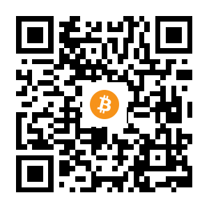 bitcoin:16TdHUzZCGHVA3w7ooAL3ntuDRQxWoZBDW black Bitcoin QR code