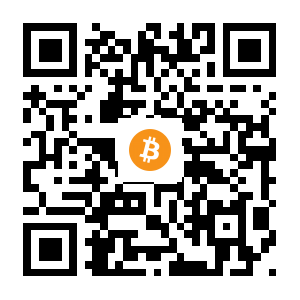 bitcoin:16ULF9orVaZS44baJTXN1ev16FnRUSpJGS black Bitcoin QR code