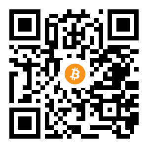 bitcoin:16UXFwLVgdZZ5tz3CpdYhfP6NBHueDkgkD black Bitcoin QR code