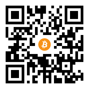 bitcoin:16UpBQF6u9gfGcHEHuz5e7nZ5dxLZGfuwE black Bitcoin QR code