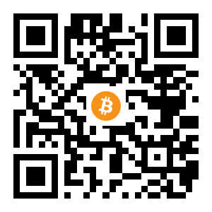 bitcoin:16UwrYDRhNjLAzGgX8U2sx8mezFGDEzaNs black Bitcoin QR code