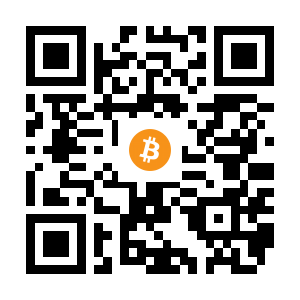 bitcoin:16VJn3Q8PrfRBqrSozneRucA3TrstMypeo black Bitcoin QR code