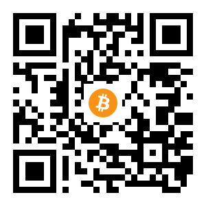 bitcoin:16Va829V8vKPMrosUM5ppKvwhXKtKJ3czG black Bitcoin QR code