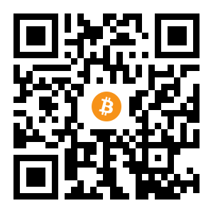bitcoin:16VcSbHGZBHAfAGgyBTj5S4EA6eEJtvMPa black Bitcoin QR code