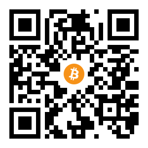 bitcoin:16WFNDJmWiaEC7keBNrJs4BvcoYt2Go9K5 black Bitcoin QR code