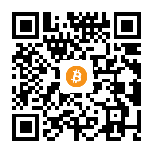 bitcoin:16WPbpAmHM87QwC6MHhzkQKGu84aYMkdkZ black Bitcoin QR code