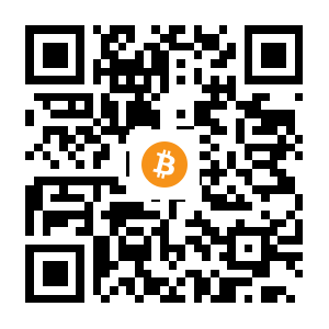 bitcoin:16YmikvzXqcmCEW9EAzzwviXrU1Sm1fX5g black Bitcoin QR code