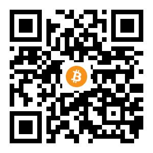 bitcoin:16ZyoBMx2fUCqw6vgrGkuXVK8xbjX8JTyo black Bitcoin QR code