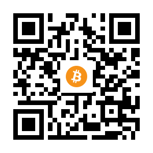 bitcoin:16avMBWkCEyxURBrtvb3WzPasfuQ83sW6P black Bitcoin QR code