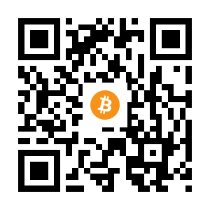 bitcoin:16azf6EzpbP5LpRtSa1M2syaZeF4TzzMBk black Bitcoin QR code