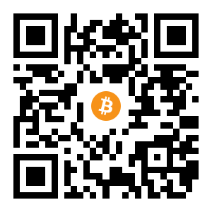 bitcoin:16bEXBWBZ8otsMv884GPJkRziMRucFRy9r black Bitcoin QR code