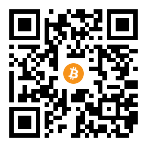 bitcoin:16bLKPtCxaYuXosgdgVJBdV5gYaoL47eyB black Bitcoin QR code