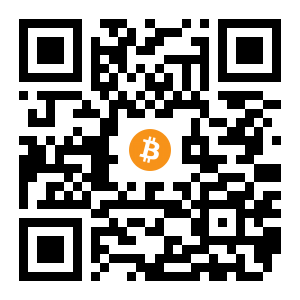 bitcoin:16bRVv9Jsm7kmvGHmjZmc1xrxwdi1c23Mc black Bitcoin QR code