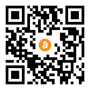 bitcoin:16bfHyjBjArmqdoJ2VCqZaDARVT3eb1tiC black Bitcoin QR code