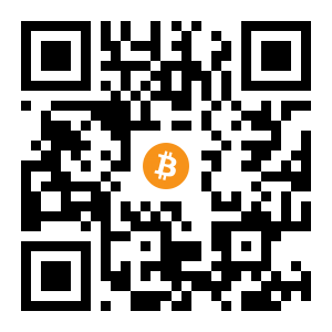 bitcoin:16cLBFzs964KCouPCD7UkqsKBQFATf7UKA black Bitcoin QR code