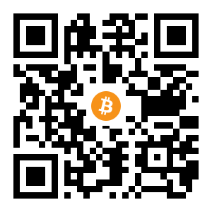 bitcoin:16eRgKJq96ddutrin2EX7XCbp2aYtXptE8 black Bitcoin QR code