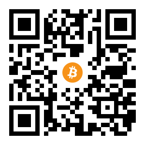 bitcoin:16ejCxMd4iz7UgGPU6jQP5rFbvSunJueJ3 black Bitcoin QR code