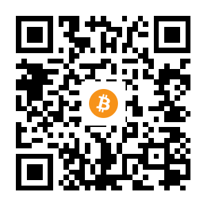 bitcoin:16exLRRTea5yZ3iaS25tiRAN1tESMgRExU black Bitcoin QR code