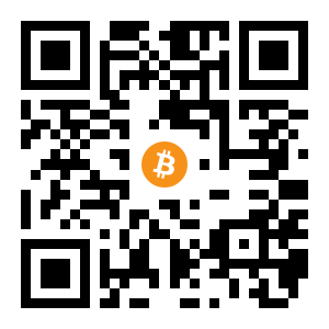 bitcoin:16fF5eUACpaUyqhb2SwvwzT8igQ5D2RNt8 black Bitcoin QR code