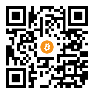 bitcoin:16gXkygZw4wDuw3NVoHBLhzkir8rXDQ5gy black Bitcoin QR code