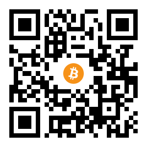 bitcoin:16gn9LXskdZwTBECB7mxBJeUjePGuxRHe9 black Bitcoin QR code