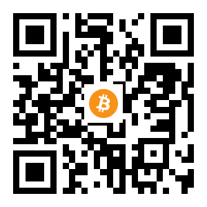 bitcoin:16iKGjAvLT9UNndZitGcDs2M7XnHqY6TH8 black Bitcoin QR code