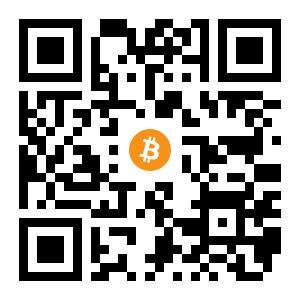 bitcoin:16ikArFdgm5bQurexN5RYiVGbiZvEmBMiH black Bitcoin QR code