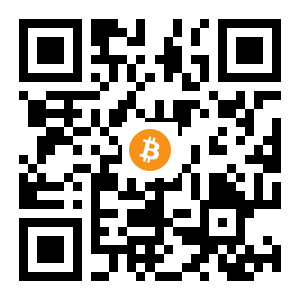 bitcoin:16j61KuvYoSfwH9F1GcuTuvEnb8Hza99D8 black Bitcoin QR code