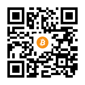 bitcoin:16jTeh2q9FXNjBRdo4bmds3gBzFNnUB1ig black Bitcoin QR code