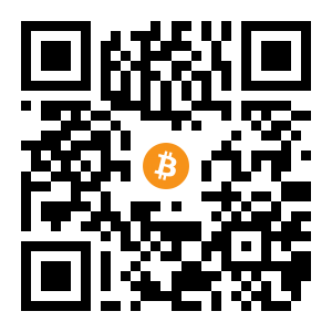 bitcoin:16kc4BL3Q3ppYkAr7rmxkqXRYRNLKcX8Js black Bitcoin QR code