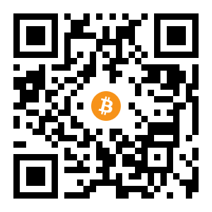 bitcoin:16mk3m2erNJska9DVVz5CrETUWij7D9AbG black Bitcoin QR code