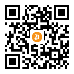 bitcoin:16mtaVxkuUXV93nGHkhdDwPwgDVYDrUrwr black Bitcoin QR code
