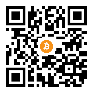bitcoin:16oSmcK4DRqGpdTV2DyKq441SstrQMdz3L black Bitcoin QR code