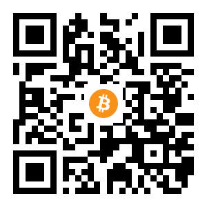 bitcoin:16pGxxD1pXGtZS2GxvSgiEW74HXZm4Vdbt black Bitcoin QR code