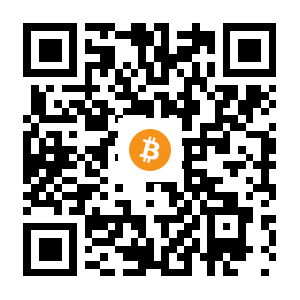 bitcoin:16q1yNe4gvhQiMwujDo6qf2PZzMQPGvzXD black Bitcoin QR code