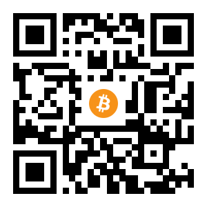 bitcoin:16r3E1K7sZfRUDFF5Pa3z3jhP6mxQXQYif black Bitcoin QR code