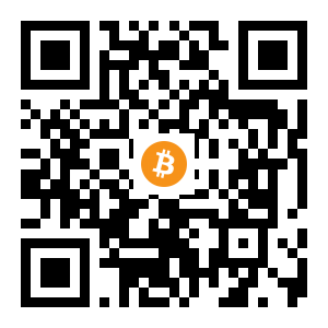 bitcoin:16rrfYodeBnyawrnVcnGKmsRBD8eswifnK black Bitcoin QR code
