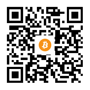 bitcoin:16ry3Me8ZJ1joi544mJocP2VqdAeWMQJ1r black Bitcoin QR code