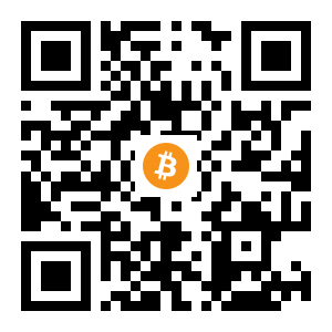 bitcoin:16syx8VPMnnD1qFnjsyY61NWhNyemm9ciS black Bitcoin QR code
