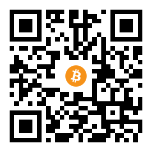 bitcoin:16tKJ5NPttw4XAUi7rqTZH2VtuBQzfk4DA black Bitcoin QR code