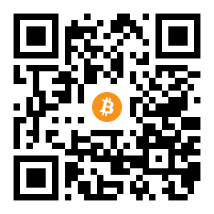 bitcoin:16uzv9B2PGRgkZyt6ZJRhDWAyUfA2q5EgU black Bitcoin QR code