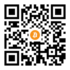 bitcoin:16w7zxMZgFkZHnSdTBmUHfUemu3eMDZS4d black Bitcoin QR code