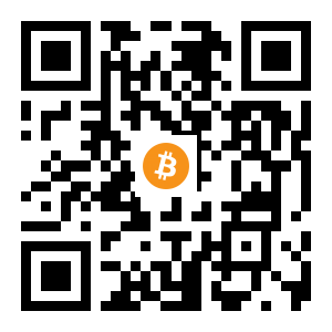 bitcoin:16wpJpjKvEaki4omeVBxB7MvUVvjrX2sMs black Bitcoin QR code