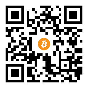 bitcoin:16xKMAuLCEJsk17JaaASi6uTex2VYf9UCA black Bitcoin QR code