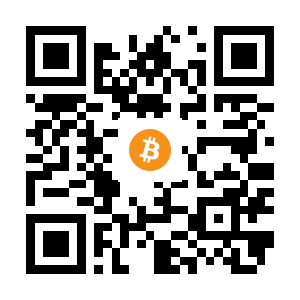 bitcoin:16xf5eqqYaKDsd7SASsM6uKvJJFPanzJX black Bitcoin QR code