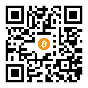 bitcoin:16xwts1Cm8QUPYfq4fapGty1ma5z7iW9ij black Bitcoin QR code