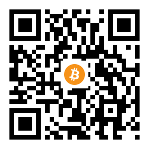 bitcoin:16xxMZS5xTcNJT6JWDpcVtwp3fpsztSHyp black Bitcoin QR code